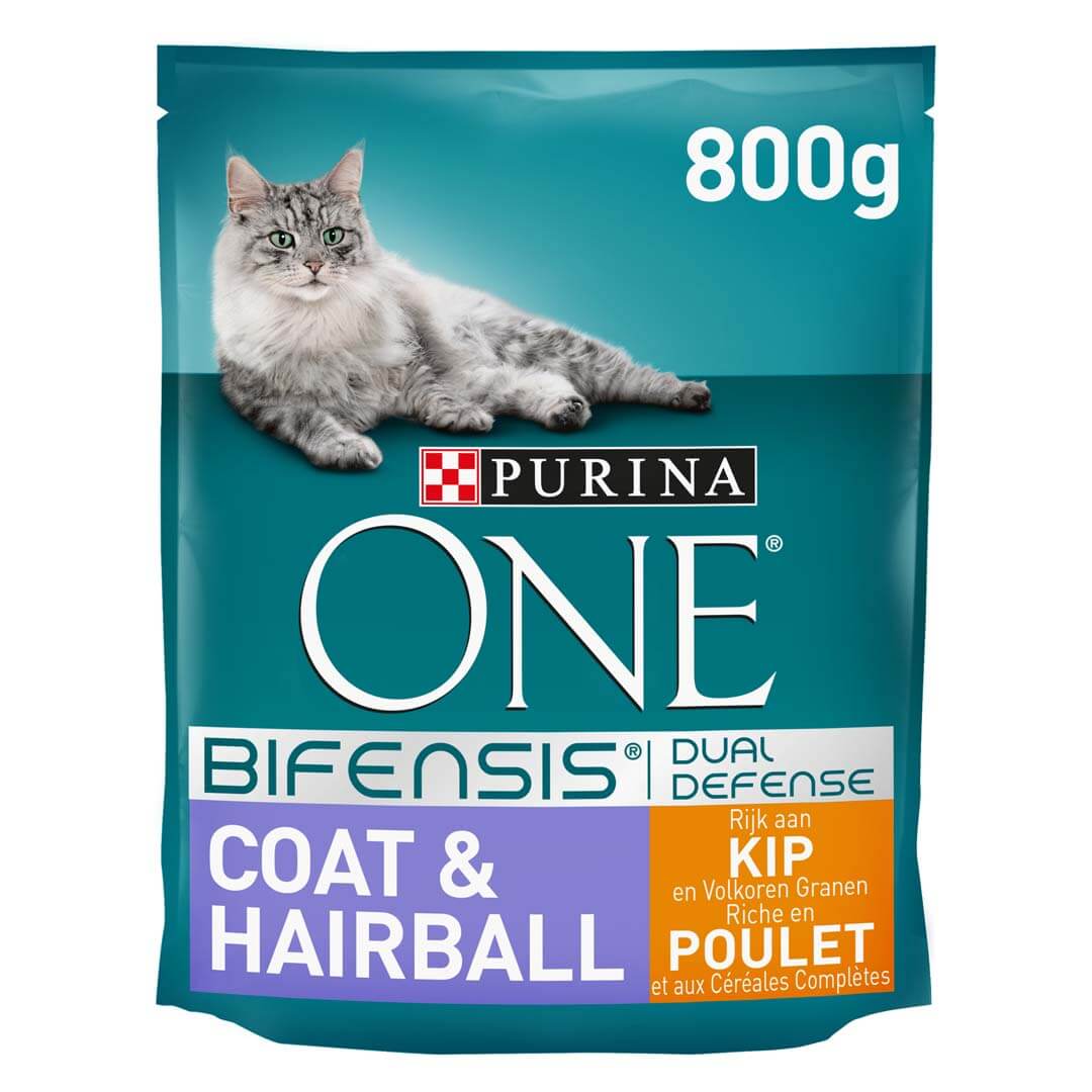 Croquettes pour chat anti boules poils Purina ONE® Coat & Hairball